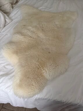 Cream Sheepskin Rug - Plush Soft Texture